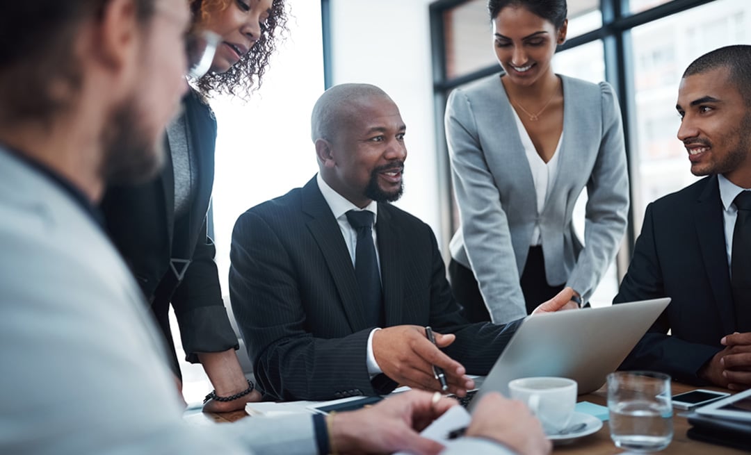 people gathering in a meeting