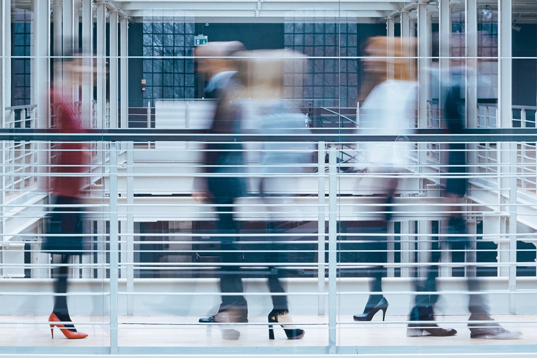 People walking